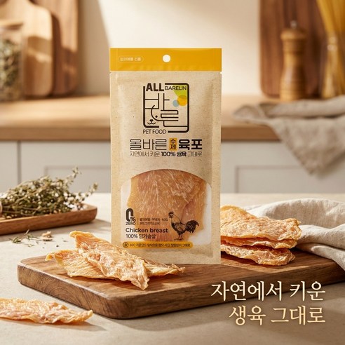 기호성 좋은 수제 육포 간식 500g x 3팩